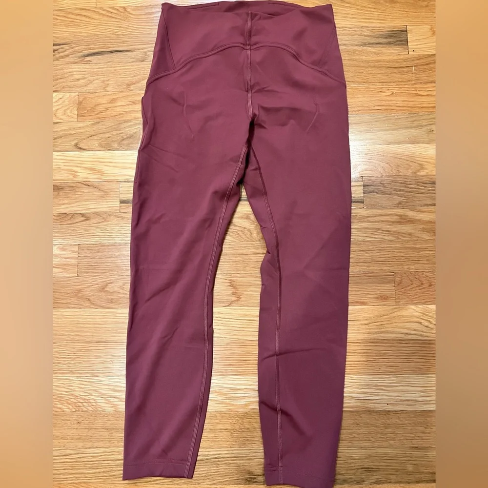 Lululemon Instill Legging 25” size 8 Smoky Red - Picture 1 of 3